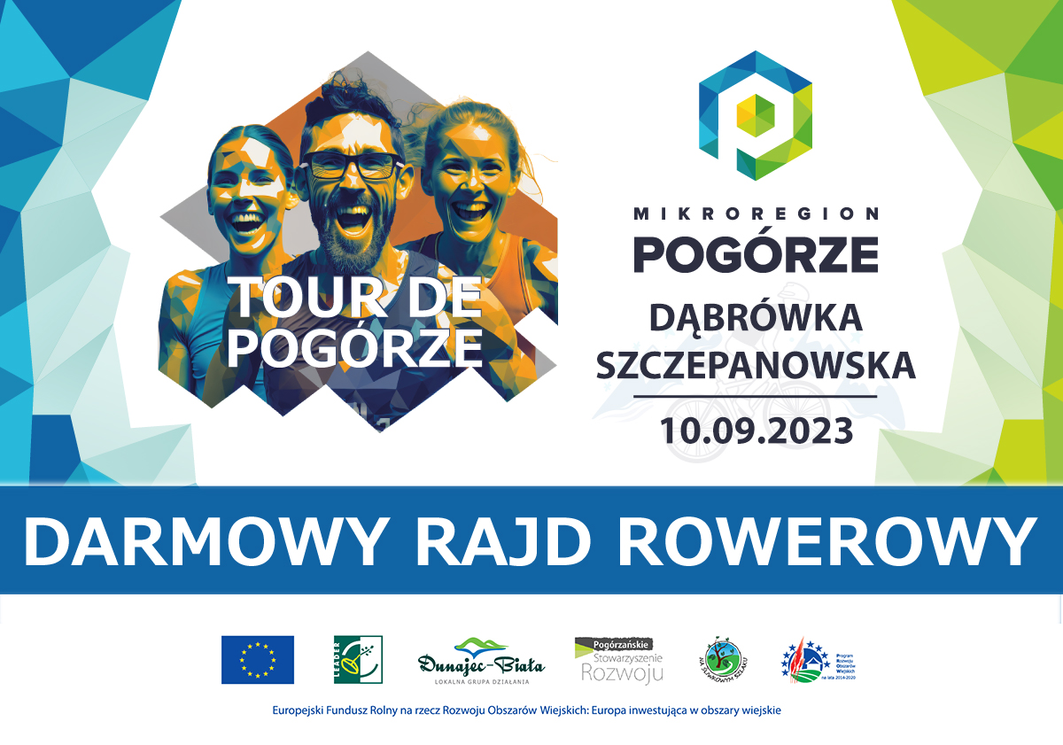 Rajd rowerowy Tour de Pogórze Dąbrówka Szczepanowska (Gmina Pleśna)  10.09.2023 r.