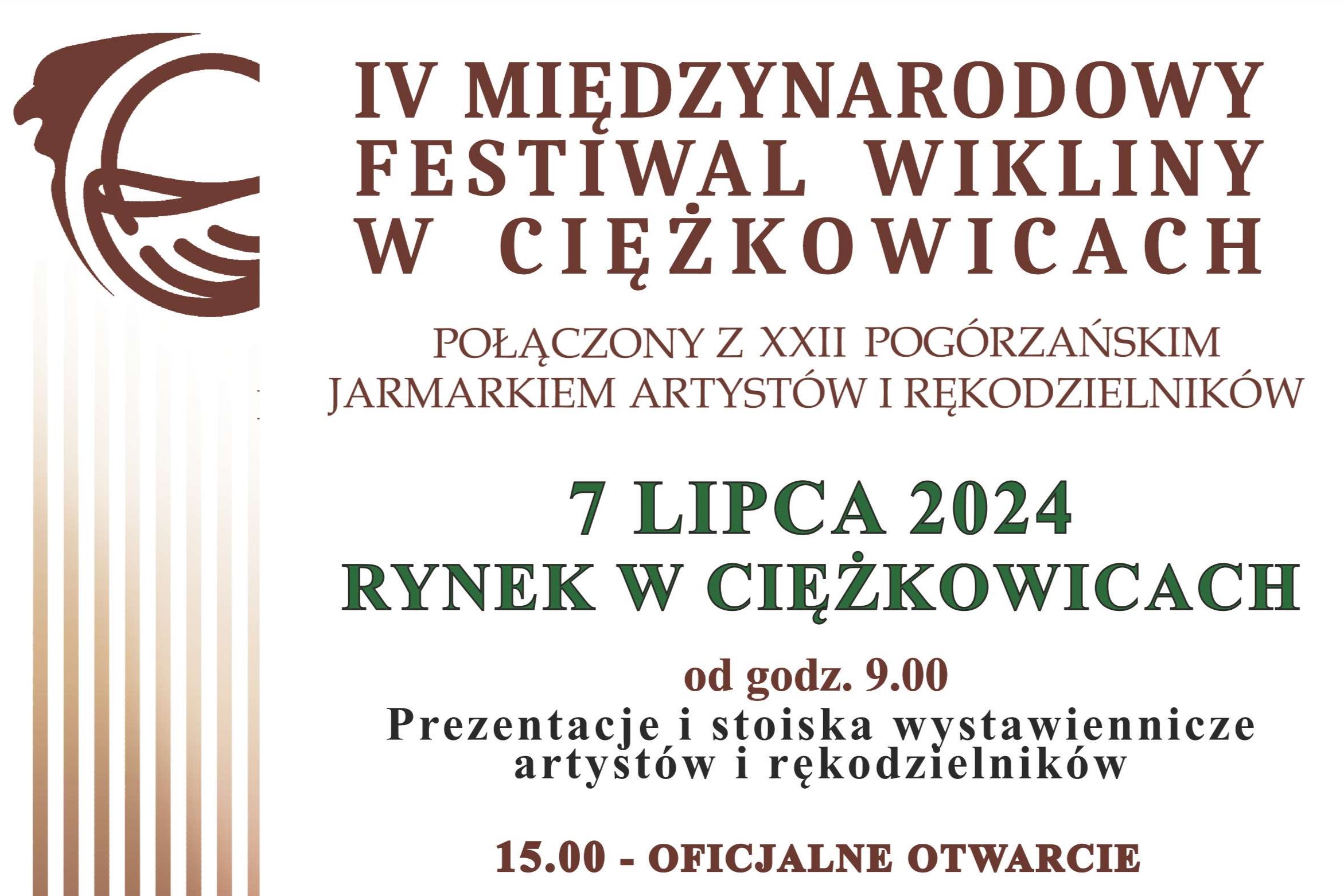 IV Międzynarodowy Festiwal Wikliny w Ciężkowicach